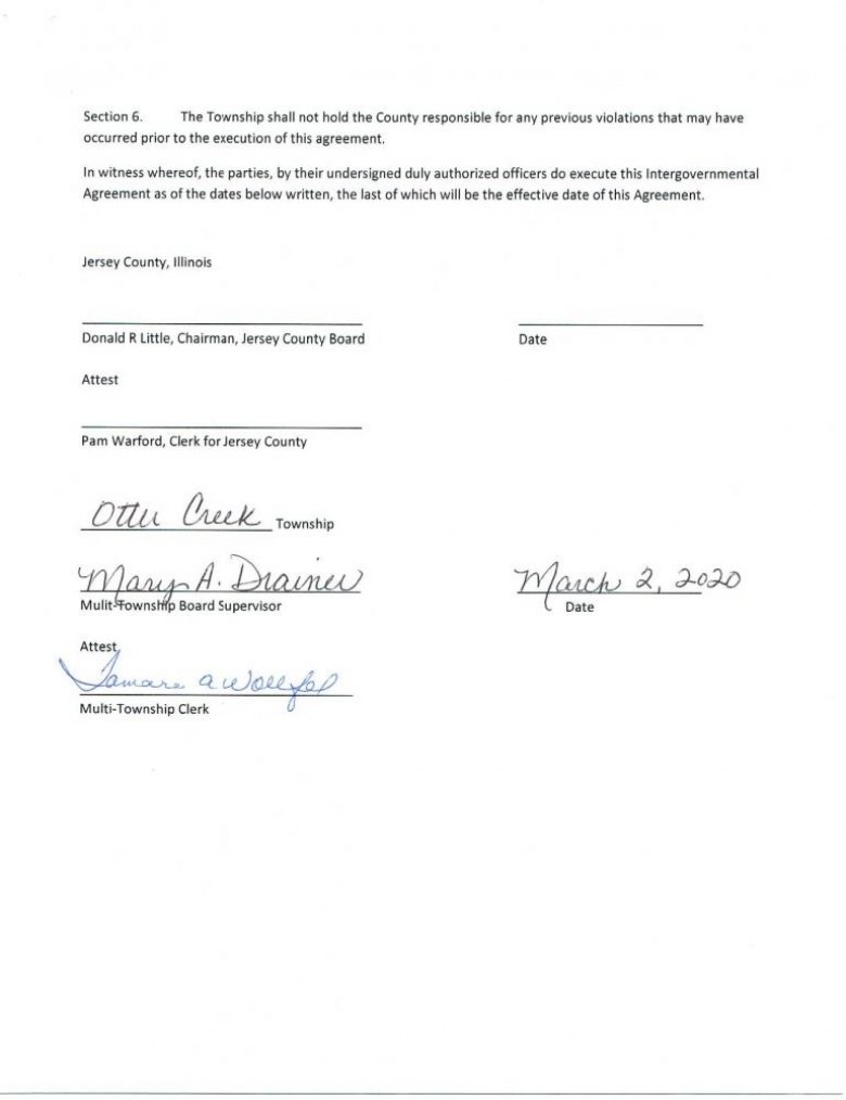 Otterville/Rosedale Townships Intergovernmental Agreement Pg. 3